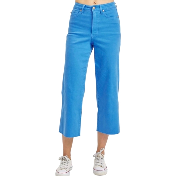 Judy Blue Denim - Judy Blue Jeans Womens Size 11/30 High Waisted Tummy Control Top Sky Blue Pants